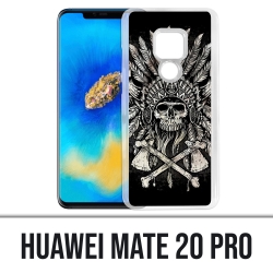 Custodia Huawei Mate 20 PRO - Skull Head Feathers