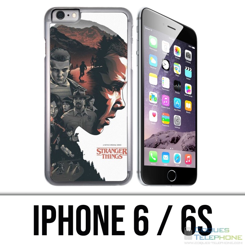 Coque iPhone 6 / 6S - Stranger Things Fanart