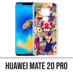 Huawei Mate 20 PRO Hülle - Vintage Stickers 90S