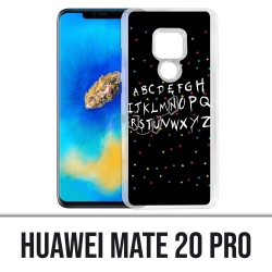 Huawei Mate 20 PRO case - Stranger Things Alphabet