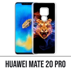 Coque Huawei Mate 20 PRO - Tigre Flammes