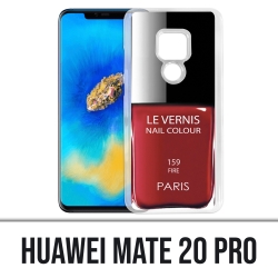 Coque Huawei Mate 20 PRO - Vernis Paris Rouge