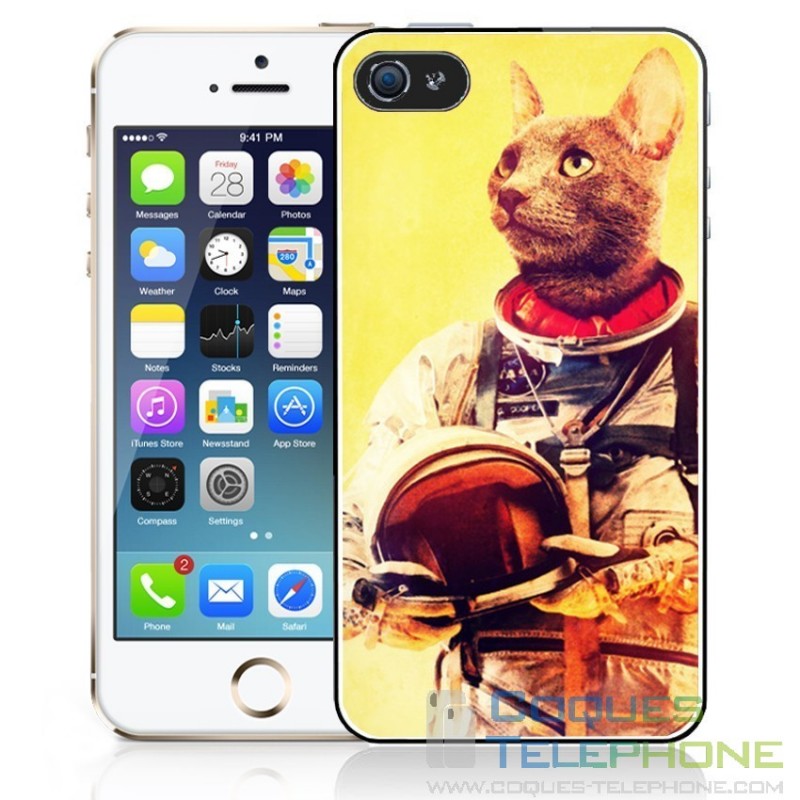 Coque téléphone Animal Astronaute - Chat