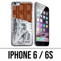 Coque iPhone 6 / 6S - Tablette Chocolat Alu