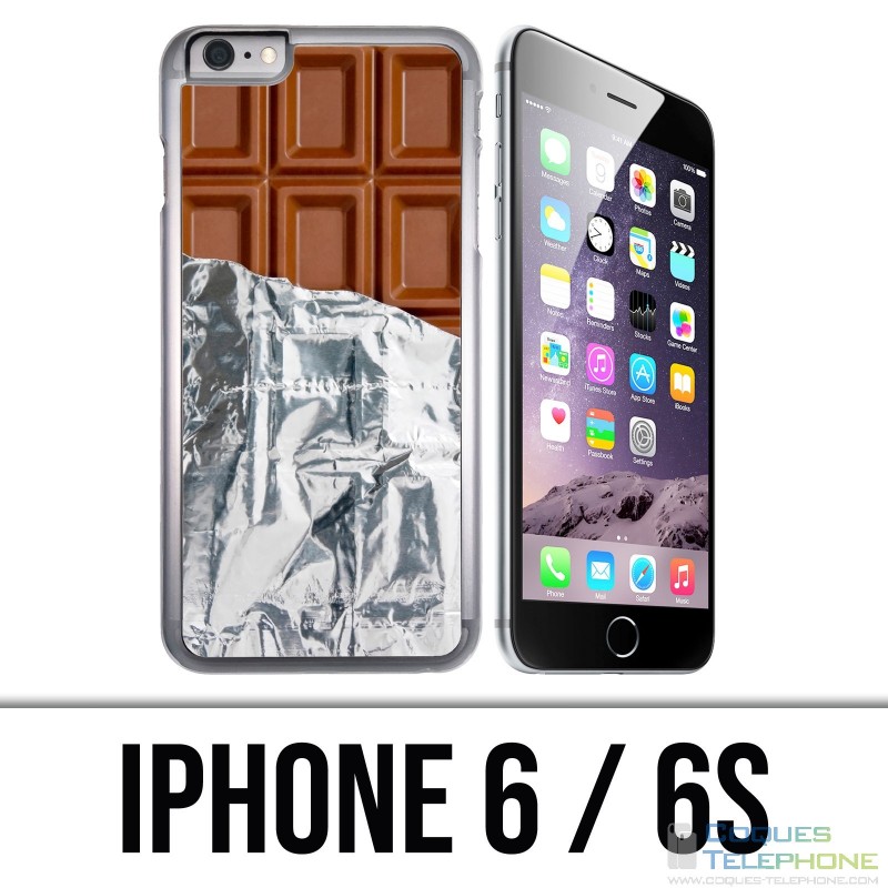 Funda para iPhone 6 / 6S - Alu Chocolate Tablet