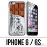 Custodia per iPhone 6 / 6S - Alu Chocolate Tablet
