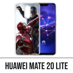 Custodia Huawei Mate 20 Lite - Captain America Vs Iron Man Avengers