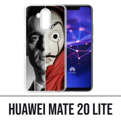 Funda Huawei Mate 20 Lite - Máscara dividida Casa De Papel Berlin