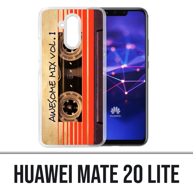 Huawei Mate 20 Lite Case - Vintage Guardians Of The Galaxy Audio Tape