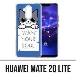 Huawei Mate 20 Lite Case - Chat Ich will deine Seele
