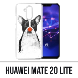 Coque Huawei Mate 20 Lite - Chien Bouledogue Clown