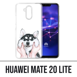Coque Huawei Mate 20 Lite - Chien Husky Joues