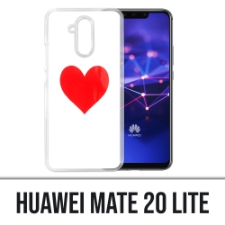 Funda Huawei Mate 20 Lite - Corazón Rojo