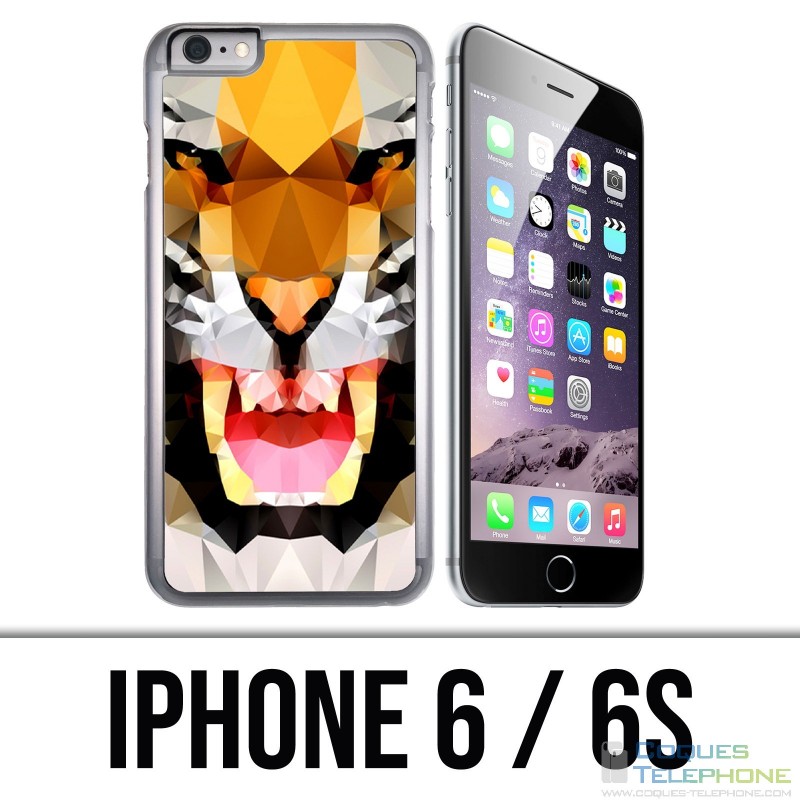 Coque iPhone 6 / 6S - Tigre Geometrique
