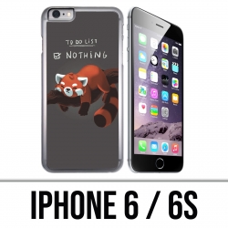 Coque iPhone 6 / 6S - To Do List Panda Roux