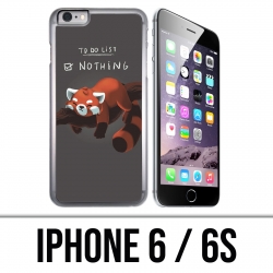IPhone 6 / 6S Hülle - Aufgabenliste Panda Roux