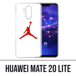 Coque Huawei Mate 20 Lite - Jordan Basketball Logo Blanc