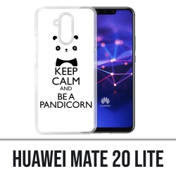 Coque Huawei Mate 20 Lite - Keep Calm Pandicorn Panda Licorne