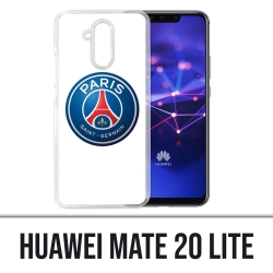 Custodia Huawei Mate 20 Lite - Logo Psg sfondo bianco