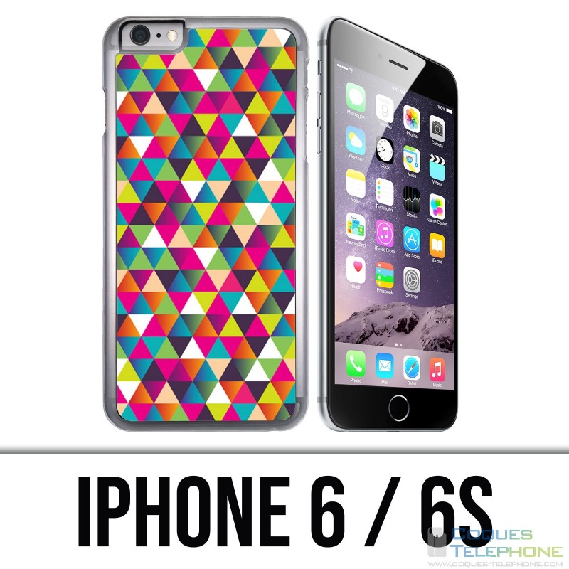 Coque iPhone 6 / 6S - Triangle Multicolore