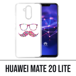 Huawei Mate 20 Lite case - Mustache glasses