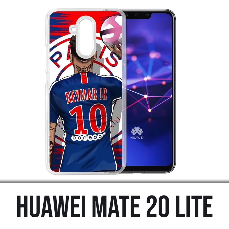 Funda Huawei Mate 20 Lite - Neymar Psg Cartoon