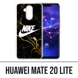 Custodia Huawei Mate 20 Lite - Logo Nike in marmo dorato