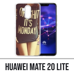 Huawei Mate 20 Lite case - Oh Shit Monday Girl