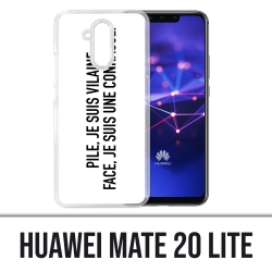 Coque Huawei Mate 20 Lite - Pile Vilaine Face Connasse