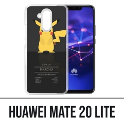 Funda Huawei Mate 20 Lite - Tarjeta de identificación Pokémon Pikachu