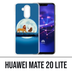 Coque Huawei Mate 20 Lite - Roi Lion Lune