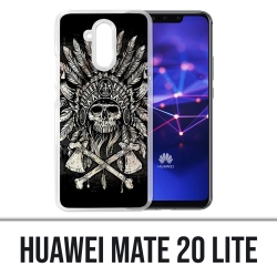 Custodia Huawei Mate 20 Lite - Testa di teschio con piume