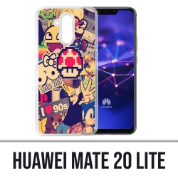 Custodia Huawei Mate 20 Lite - Adesivi vintage 90S