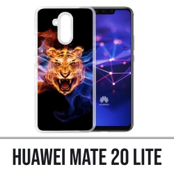 Coque Huawei Mate 20 Lite - Tigre Flammes