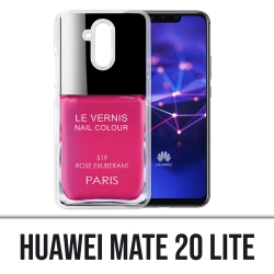 Coque Huawei Mate 20 Lite - Vernis Paris Rose