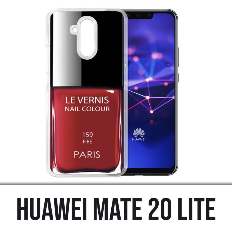Custodia Huawei Mate 20 Lite - Vernice Paris Rouge