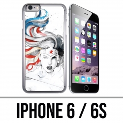 Custodia per iPhone 6 / 6S - Wonder Woman Art Design