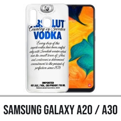 Samsung Galaxy A20 / A30 Abdeckung - Absolut Vodka