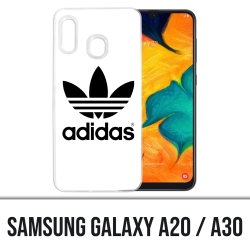 Samsung Galaxy A20 / A30 Abdeckung - Adidas Classic White