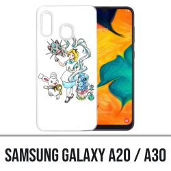 Coque Samsung Galaxy A20 / A30 - Alice Au Pays Des Merveilles Pokémon