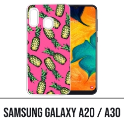 Samsung Galaxy A20 / A30 Abdeckung - Ananas