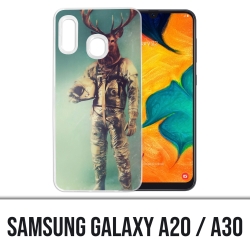Coque Samsung Galaxy A20 / A30 - Animal Astronaute Cerf