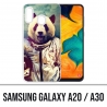 Samsung Galaxy A20 / A30 Abdeckung - Tierastronaut Panda