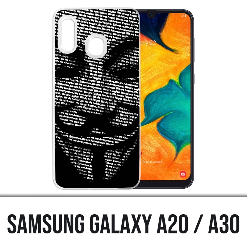 Coque Samsung Galaxy A20 / A30 - Anonymous