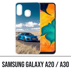 Coque Samsung Galaxy A20 / A30 - Audi R8 2017