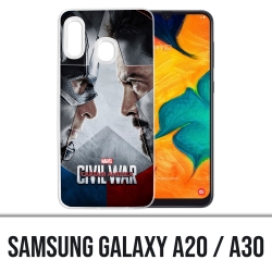 Samsung Galaxy A20 / A30 Abdeckung - Avengers Civil War