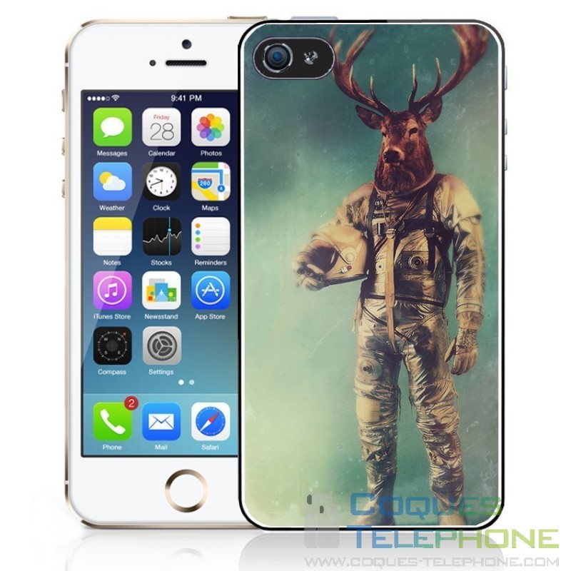 Coque téléphone Animal Astronaute - Cerf