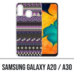 Samsung Galaxy A20 / A30 Abdeckung - Azteque Purple