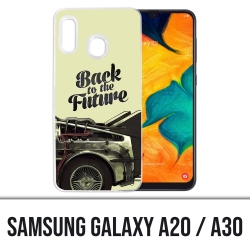 Coque Samsung Galaxy A20 / A30 - Back To The Future Delorean