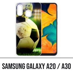Coque Samsung Galaxy A20 / A30 - Ballon Football Pied